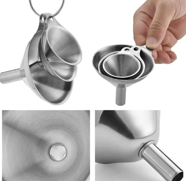 Stainless Steel Oil Funnel